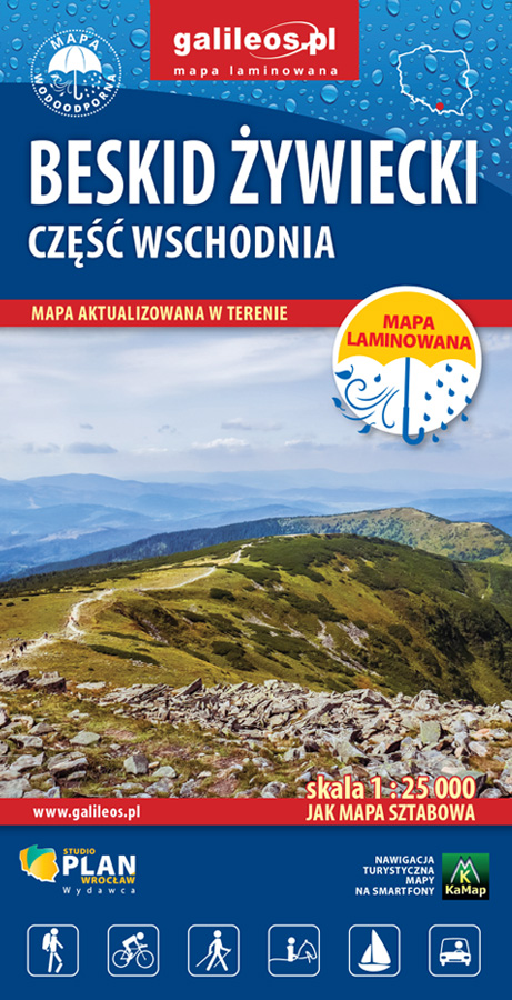 Beskid Żywiecki, część wschodnia - laminowana