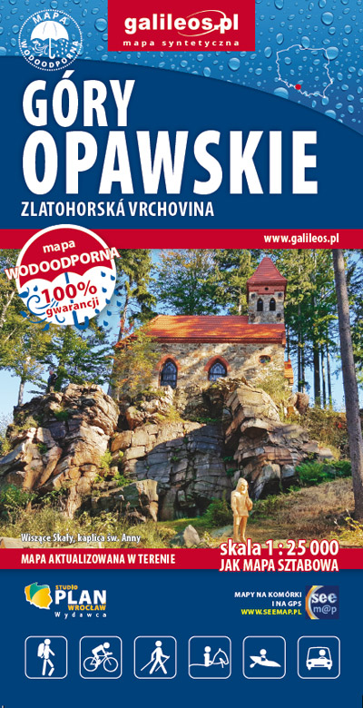 Góry Opawskie - mapa syntetyczna 2022